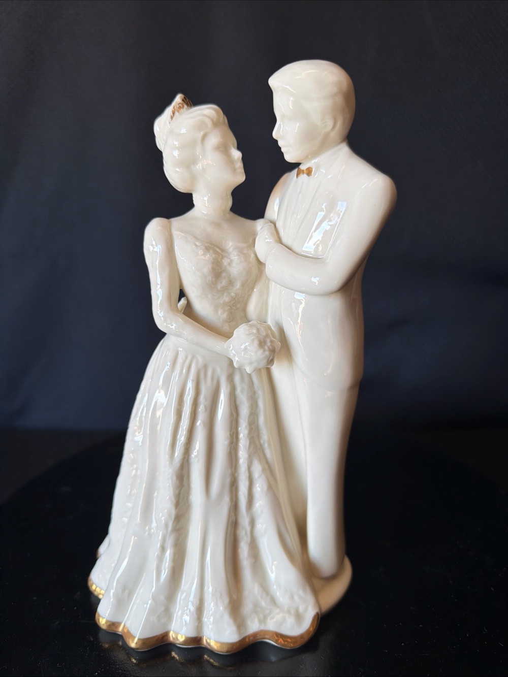 Lenox Wedding Promises‎ "First Dance" bride and groom cake topper Vintage - Picture 2 of 9